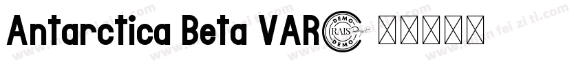 Antarctica Beta VAR字体转换